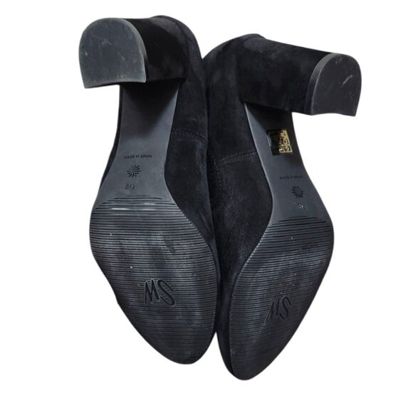 Stuart Weitzman Women's Boots Suede FIFER 80 Size 8.5 - Picture 11 of 16